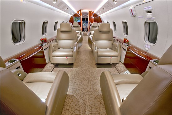 Challenger 300 Jet Interior